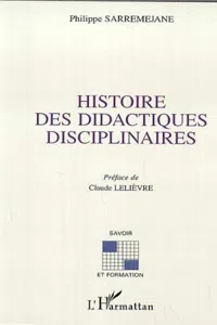 HISTOIRE DES DIDACTIQUES DISCIPLINAIRES_cover