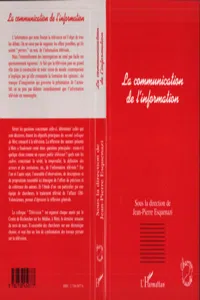 La communication de l'information_cover