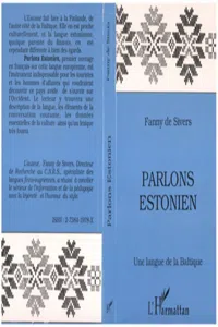 Parlons estonien_cover