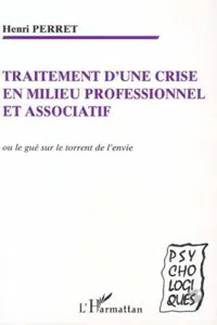 TRAITEMENT D'UNE CRISE EN MILIEU PROFESSIONNEL ET ASSOCIATIF_cover