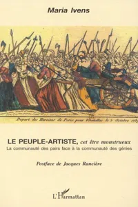 LE PEUPLE-ARTISTE, CET ÊTRE MONSTRUEUX_cover