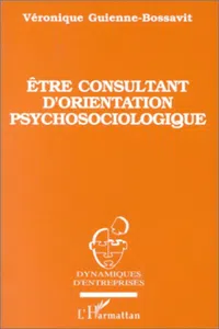 Etre consultant d'orientation psychosociologique_cover