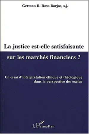 LA JUSTICE EST-ELLE SATISFAISANTE SUR LES MARCHÉS FINANCIERS ?