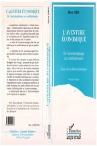 L'aventure économique de l'australopithèque aux multinationales_cover