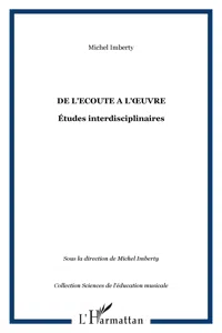 DE L'ECOUTE A L'ŒUVRE_cover