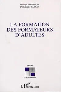 LA FORMATION DES FORMATEURS D'ADULTES_cover