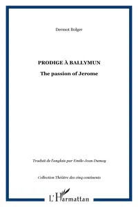 PRODIGE À BALLYMUN_cover