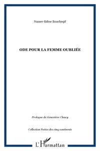 ODE POUR LA FEMME OUBLIÉE_cover