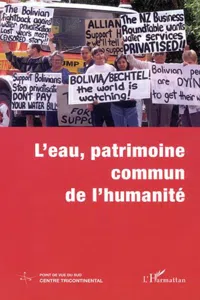 L'EAU, PATRIMOINE COMMUN DE L'HUMANITÉ_cover