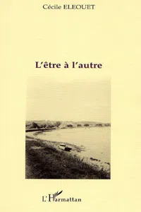 L'ÊTRE À L'AUTRE_cover