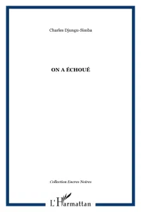 ON A ÉCHOUÉ_cover