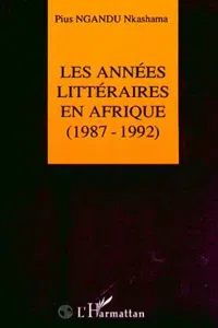 Les années littéraires en Afrique_cover