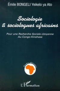 SOCIOLOGIE ET SOCIOLOGUES AFRICAINS_cover