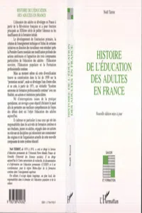 Histoire de l'éducation des adultes en France_cover