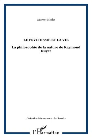 Le psychisme et la vie