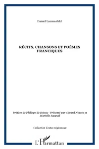 Récits, chansons et poèmes franciques_cover