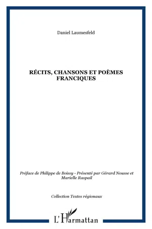 Récits, chansons et poèmes franciques