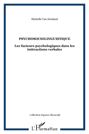 Psychosociolinguistique