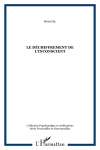 Le déchiffrement de l'inconscient_cover