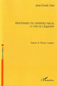 Procédures de contrôle fiscal_cover