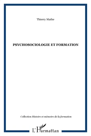 Psychosociologie et formation