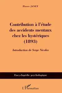 Contribution à l'étude des accidents mentaux chez les hystériques_cover