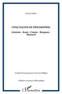 Cinq leçons de philosophie_cover