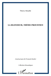 La blondeur, thème proustien_cover