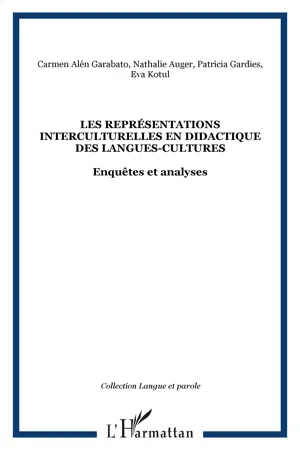 Les Représentations interculturelles en didactique des langues-cultures