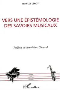 Vers une épistémologie des savoirs musicaux_cover