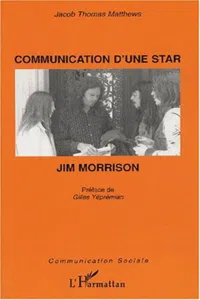 COMMUNICATION D'UNE STAR : JIM MORRISON_cover