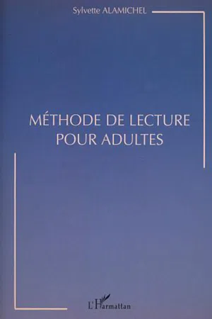 MÉTHODE DE LECTURE POUR ADULTES