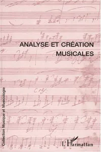 ANALYSE ET CRÉATION MUSICALES_cover