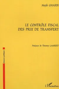 Le contrôle fiscal des prix de transfert_cover