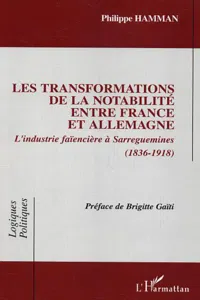 Les transformations de la notabilité entre France et Allemagne_cover