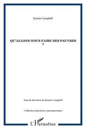 Qu'allons-nous faire des pauvres ?