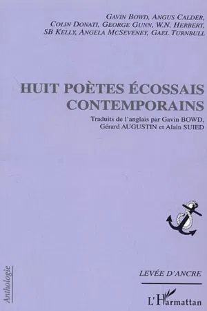 Huit poètes écossais contemporains