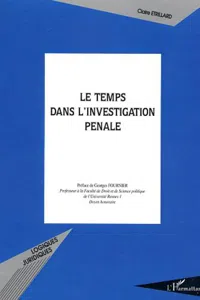 Le temps dans l'investigation pénale_cover