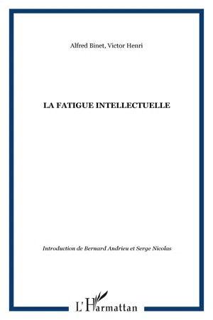 La fatigue intellectuelle