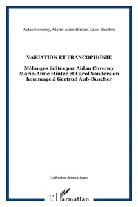 Variation et francophonie_cover