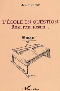 L'école en question_cover