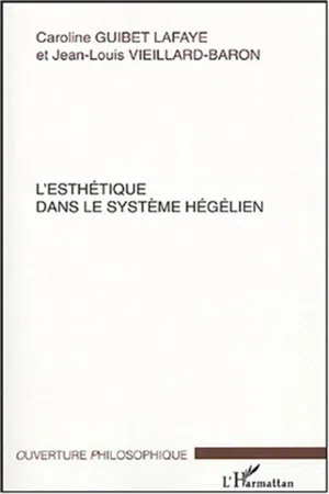 L'esthétique dans le système hégélien