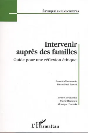 Intervenir auprès des familles