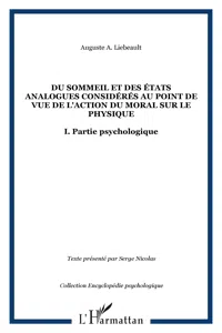 Du sommeil et des états analogues considérés au point de vue de l'action du moral sur le physique_cover