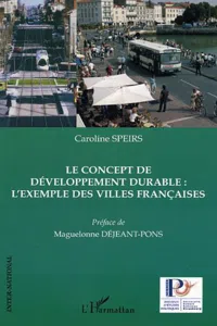 Le concept de développement durable : l'exemple des villes françaises_cover