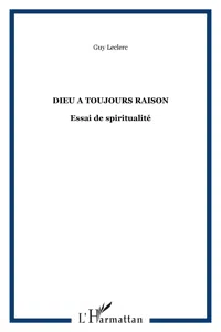 DIEU A TOUJOURS RAISON_cover