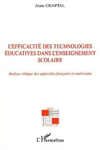 L'efficacité des technologies éducatives dans l'enseignement scolaire_cover