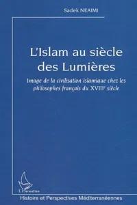 L'Islam au siècle des Lumières_cover