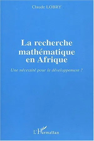 La recherche mathématique en Afrique