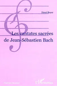 LES CANTATES SACRÉES DE JEAN-SÉBASTIEN BACH_cover